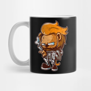 badass lion Mug